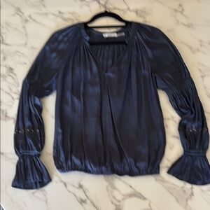 Ramy Brook Deep Blue Blouse